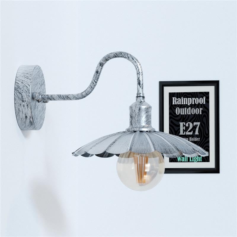 Vintage Umbrella shade Wall Light for Outdoors_22cm Rainproof Design~6226