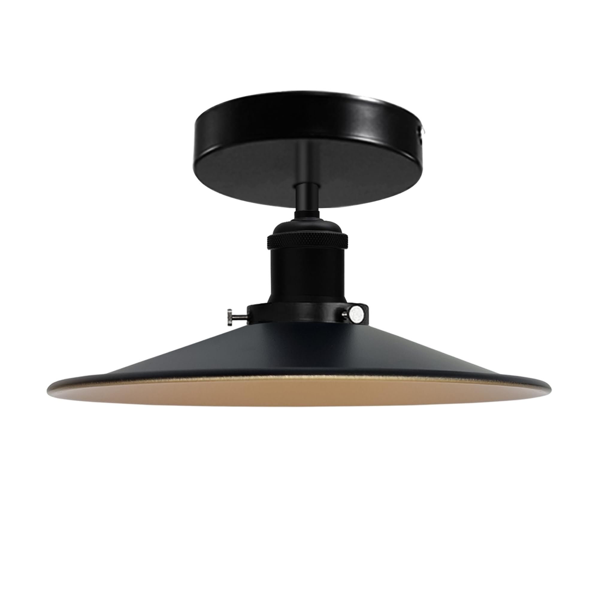 Modern Semi-Flush Mount Industrial Ceiling Light - 6267-5