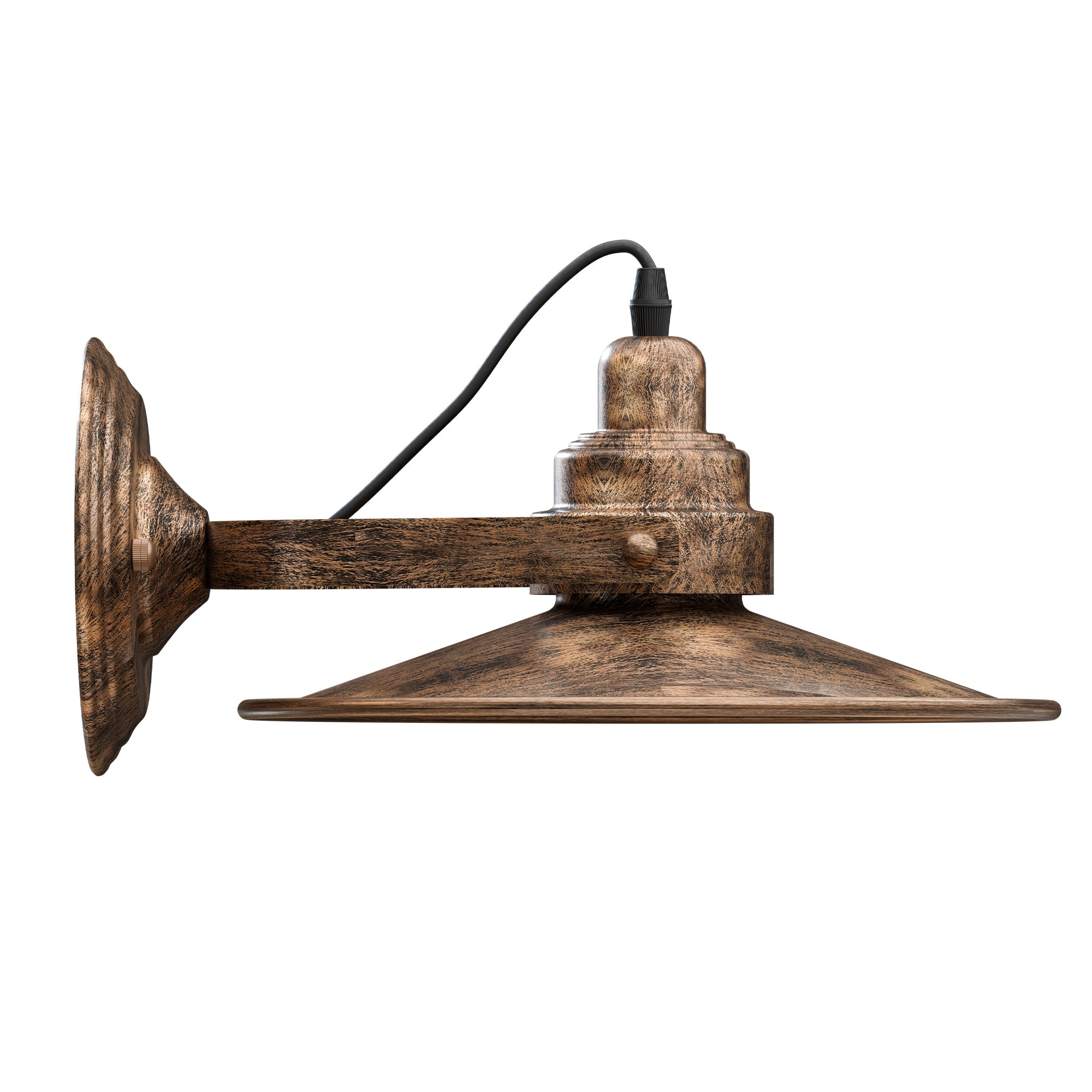 Wall Mounted Adjustable Swing Arm Sconce Light Fixture Flat Shade Lamp~6053