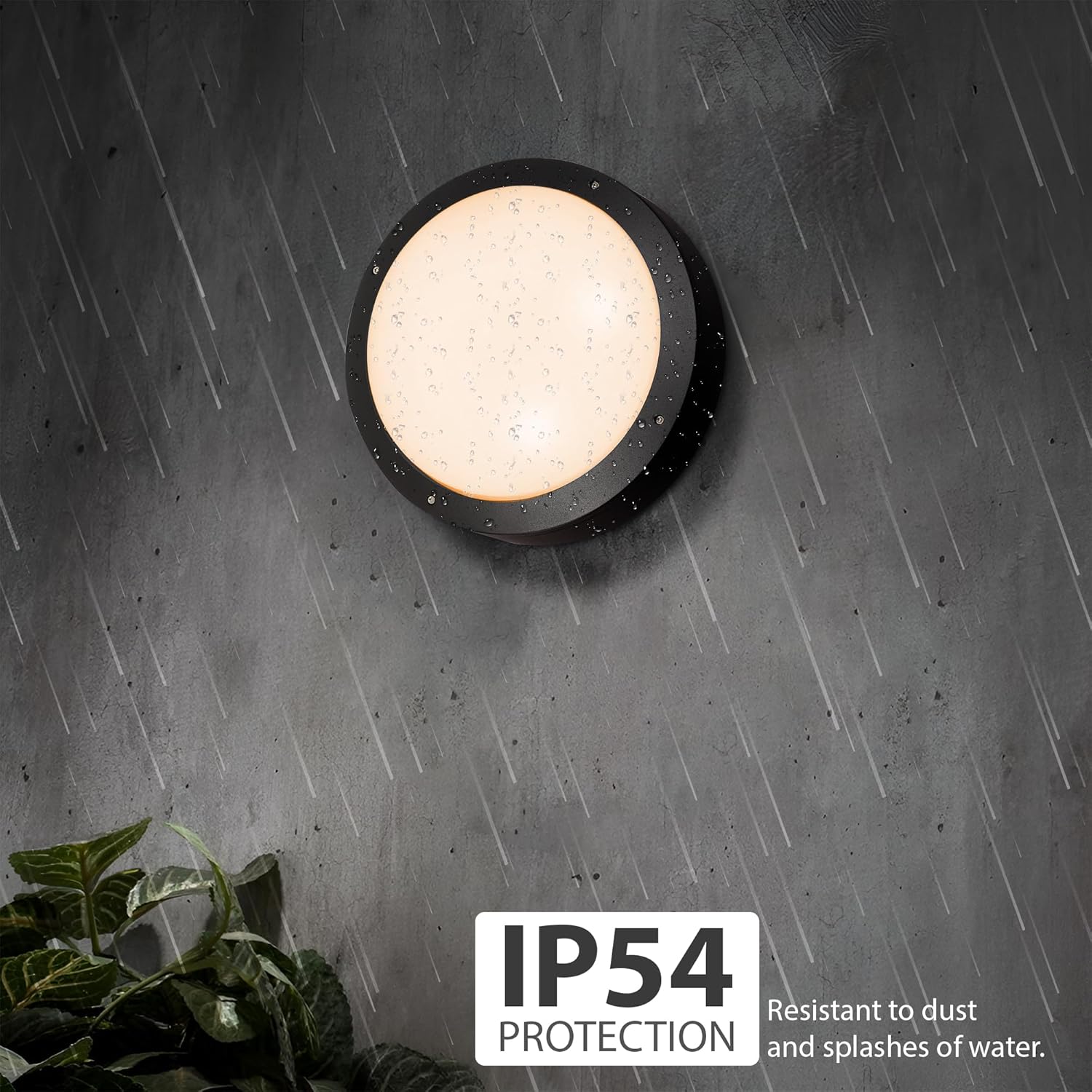 2 pack_LED Round Bulkhead wall ceiling light~3973