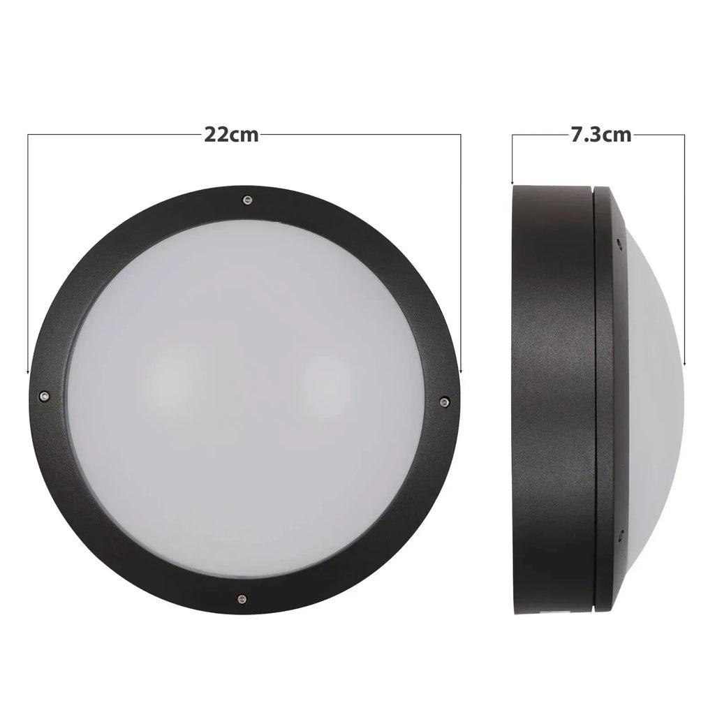 2 pack_LED Round Bulkhead wall ceiling light~3973