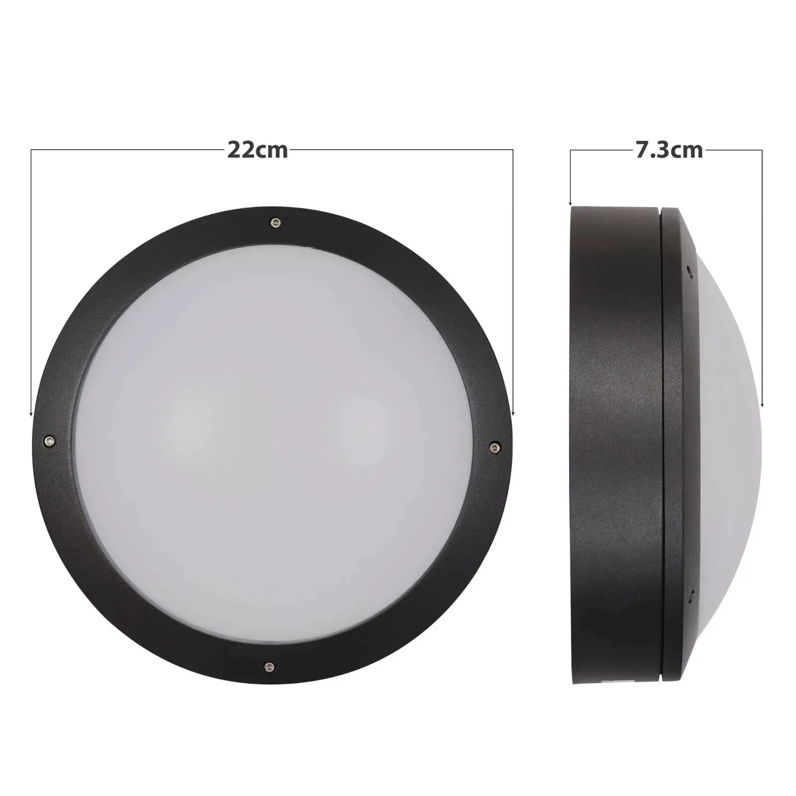 2 pack_LED Round Bulkhead wall ceiling light~3973